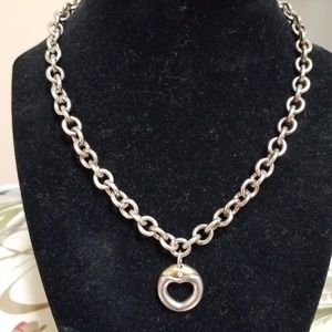 Movado Diamond Heart Necklace